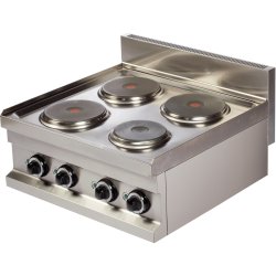 Electric boiling top 4 plates 7.0kW | Adexa Hotmax 600 EC606