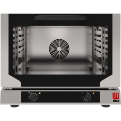 Professional Convection Oven Electric with Manual Controls 4 Trays 600x400mm Tilt Door | Tecnoeka EKF464NP