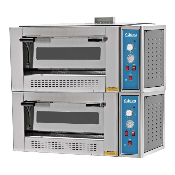 Gas Pizza Oven 2 Chambers, Capacity 2 x 4 Pizzas of 12'' | Adexa EMP44G