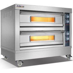 Commercial Pizza Oven Electric 650x500mm 8.8kW 8 pizzas at 10" | Adexa MAREO202D