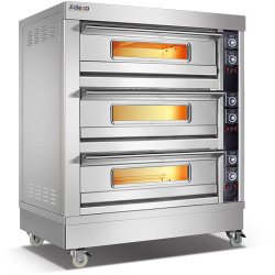 B GRADE Commercial Pizza Oven Electric 870x630mm 19.8kW Capacity 18 Pizzas at 12" - Digital display | Adexa MAREO306D B GRADE