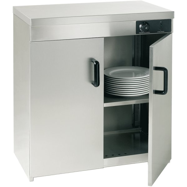 Hot cupboard Plate warmer 120 plates Ø320mm | Adexa EPW2