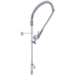 Pre Rinse Spray Unit Deck mount Single inlet Height 1000mm Stainless steel | Adexa EQ2803A
