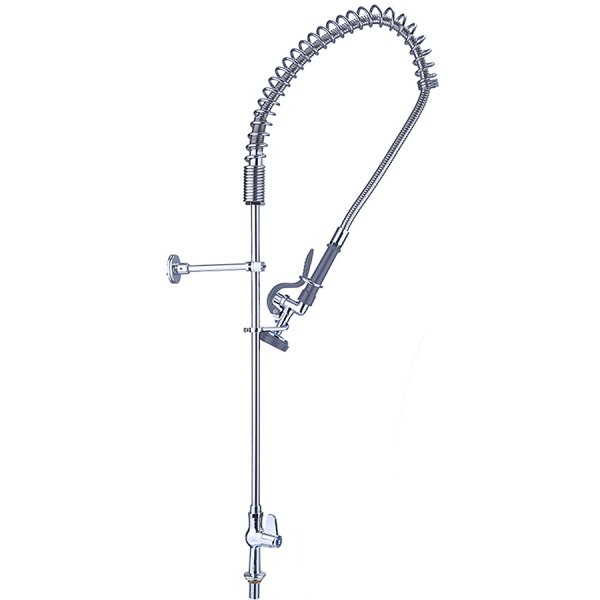 Pre Rinse Spray Unit Deck mount Single inlet Height 1000mm Stainless steel | Adexa EQ2803A