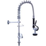 Pre Rinse Spray Unit Deck mount Single inlet Height 600mm Stainless steel | Adexa EQ7803A