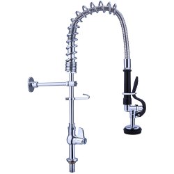 Pre Rinse Spray Unit Deck mount Single inlet Height 600mm Stainless steel | Adexa EQ7803A