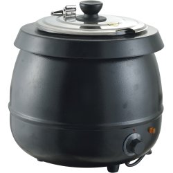 Commercial Soup kettle Black 10 litres | Adexa ESK01A