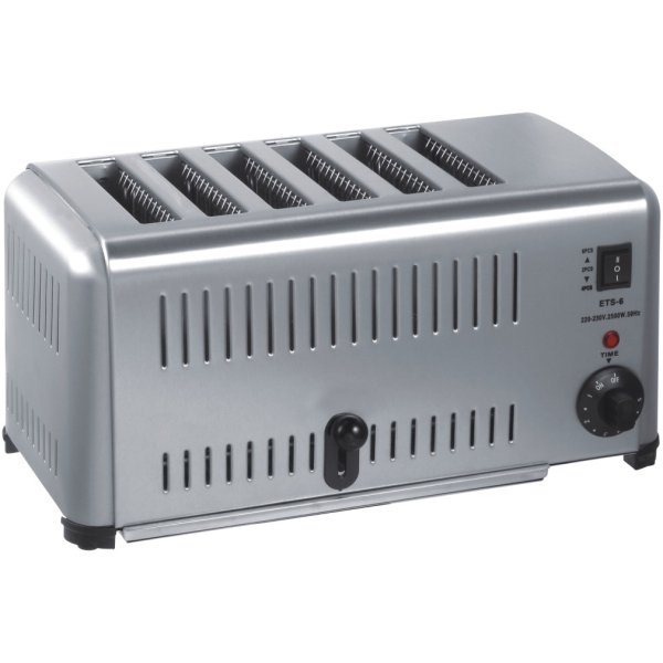 Commercial Slot Toaster 6 slices | Adexa ETS6A