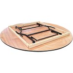 Round Folding Banquet Catering Table 6ft Plywood 1830x760 | Adexa F102072