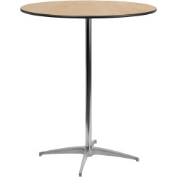 Bistro & Bar Table Plywood 760mm Round Adjustable Height 760/1060mm | Adexa F102130