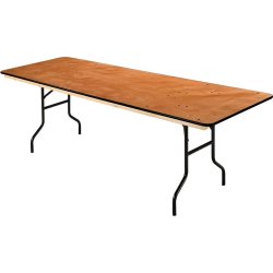 Folding Banquet Catering Table 6ft Plywood 1830x760x760mm | Adexa F1022626
