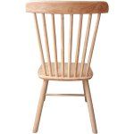 Wood Windsor Back Dining Chair with Wooden Seat | Adexa F1069