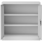 Commercial Metal White Storage Cabinet Lockable with 2 Shelves 900x400x900mm | Adexa FCA9WHITE