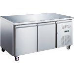 Commercial Freezer Counter Ventilated 2 doors Depth 700mm | Adexa FG21V