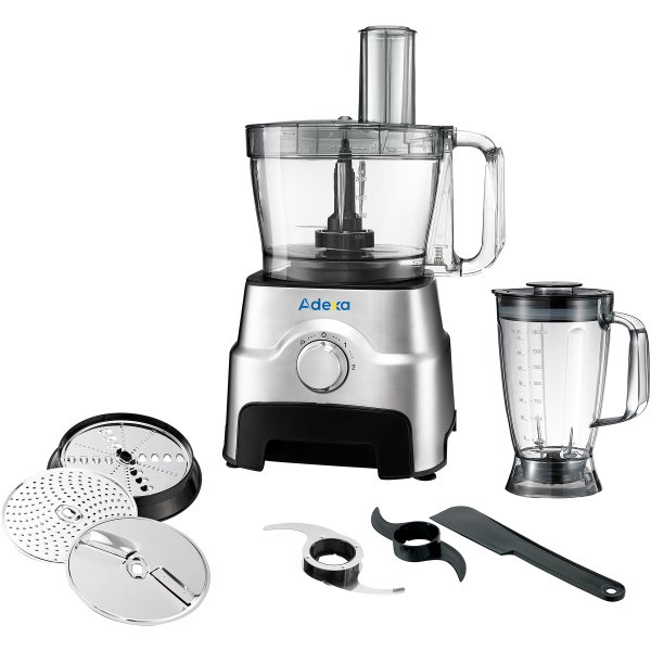Professional Stainless Steel Food Processor with Blender 1000W| Adexa FP407