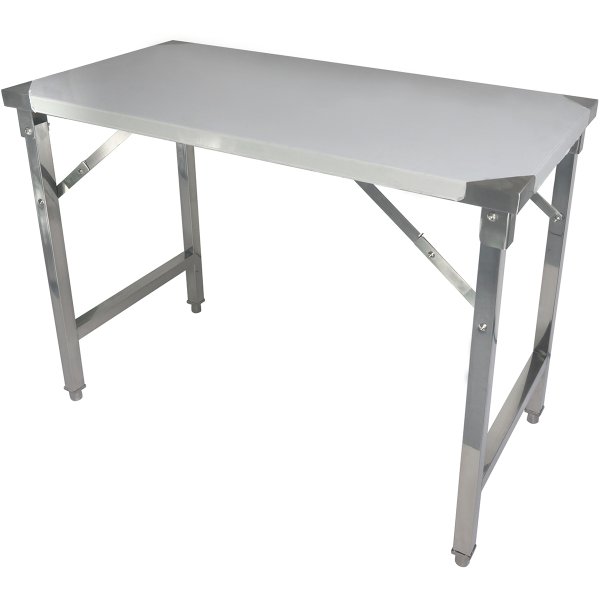 Folding Stainless steel Work table 1000x600x850mm | Adexa FW4187645