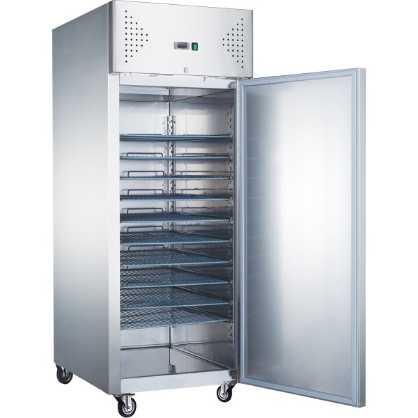 852lt Commercial Ice Cream Freezer Stainless steel Upright cabinet Single door 800x600mm Ventilated cooling | Adexa G6080