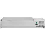 Refrigerated Servery Prep Top 1400mm 6xGN1/3 Depth 380mm Stainless steel lid | Adexa GA514