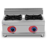 Commercial Countertop Gas Cooker 2 burners Natural Gas | Adexa GB2T