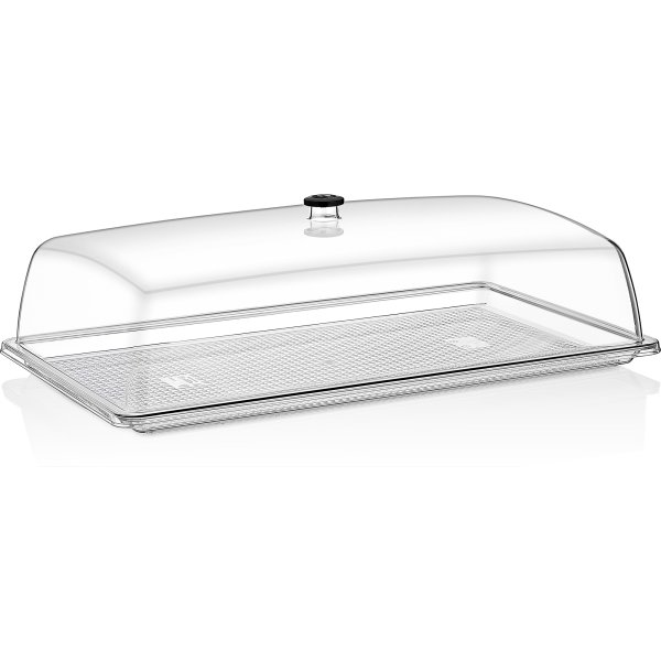 Polycarbonate Gastronorm Tray with Dome Cover GN1/1 Depth 20mm  | Adexa GFT11-GF11