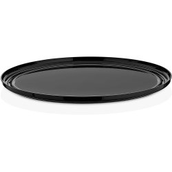 Polycarbonate Gastronorm Tray Round Ø350mm Depth 20mm Black | Adexa GFT14B