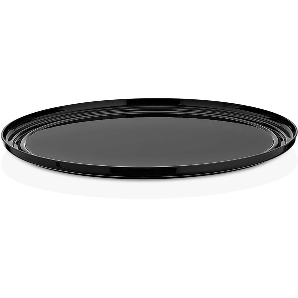 Polycarbonate Gastronorm Tray Round Ø350mm Depth 20mm Black | Adexa GFT13B