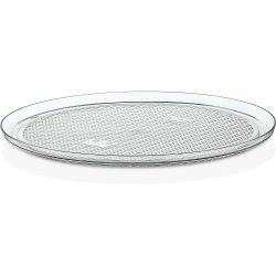 Polycarbonate Tray Round Ø290mm Depth 20mm Clear | Adexa GFT15