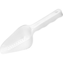 Clear Plastic Perforated Utility Scoop 180ml PP | Adexa GISPH01