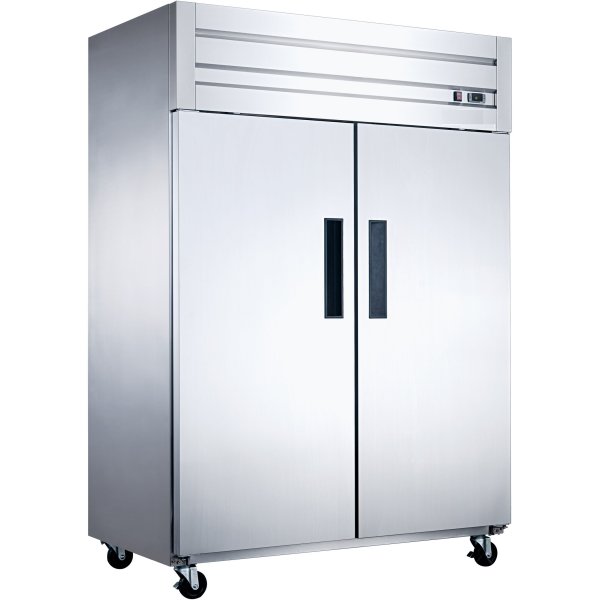 1200lt Commercial Upright Refrigerator Double Door Stainless Steel | Adexa GN140AR
