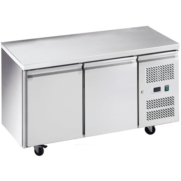 Commercial Freezer counter Ventilated 2 doors Depth 600mm | Adexa THSNACK2100BT