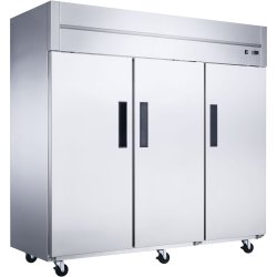 1800lt Commercial Upright Freezer Triple Door Stainless Steel | Adexa GN210AF