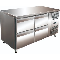 Commercial Refrigerated Counter 4 drawers Depth 700mm | Adexa THP2140TN
