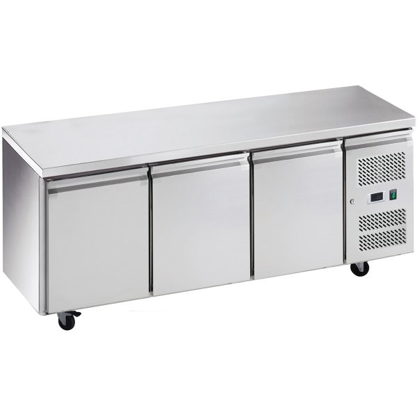 Commercial Freezer counter Ventilated 3 doors Depth 700mm | Adexa THP3100BT