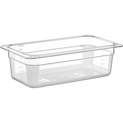 Polycarbonate Gastronorm Pan GN1/3 Depth 100mm 3 litres | Adexa GNP13100