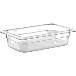 Polycarbonate Gastronorm Pan GN1/4 Depth 65mm 1.5 litres | Adexa GNP1465