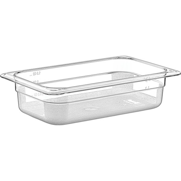 Polycarbonate Gastronorm Pan GN1/4 Depth 65mm 1.5 litres | Adexa GNP1465