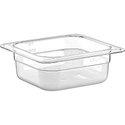 Polycarbonate Gastronorm Pan GN1/6 Depth 65mm 0.75 litres | Adexa GNP1665