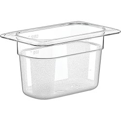 Polycarbonate Gastronorm Pan GN1/9 Depth 100mm | Adexa GNP19100