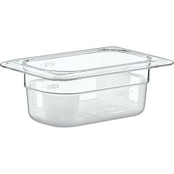 Polycarbonate Gastronorm Pan GN1/9 Depth 65mm | Adexa GNP1965