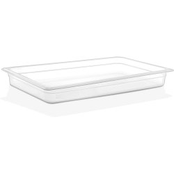 Polycarbonate Gastronorm Pan GN1/1 Depth 65mm Clear | Adexa GNPM1165
