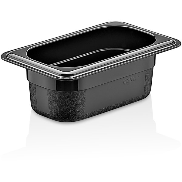 Polycarbonate Gastronorm Pan GN1/9 Depth 65mm Black | Adexa GNP1965B