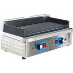 Professional Grill Electric 1 zone 2.3kW Ribbed Cast iron top | Adexa GP5530EW
