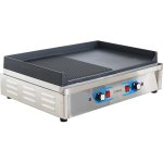 Professional Grill Electric 2 zones 4.6kW Smooth/Ribbed Cast iron top | Adexa GP7050EGW