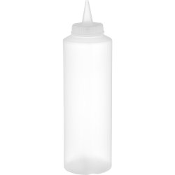 Squeeze Sauce Bottle 500ml/18oz Clear | Adexa GPS500