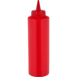 Squeeze Sauce Bottle 500ml/18oz Red | Adexa GPS500R