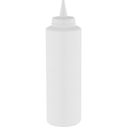 Squeeze Sauce Bottle 500ml/18oz White | Adexa GPS500W