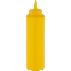 Squeeze Sauce Bottle 500ml/18oz Yellow | Adexa GPS500Y