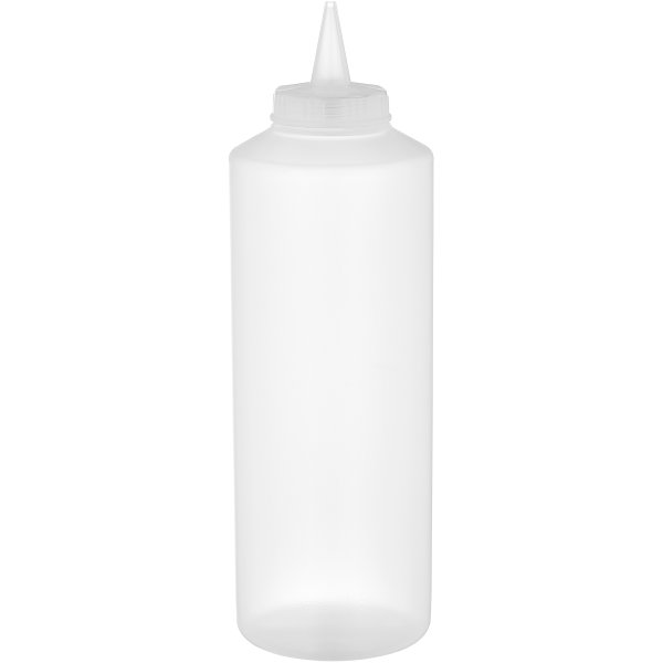 Squeeze Sauce Bottle 750ml/27oz Clear | Adexa GPS750