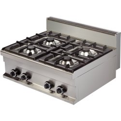 Gas boiling top 4 burners 24.0kW | Adexa Hotmax 700 GR721S