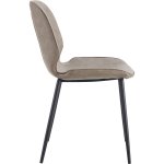 Side Dining Chair PU leather seat Natural | Adexa GSYH003N